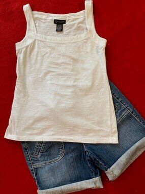 Context White Tank Top - Size M